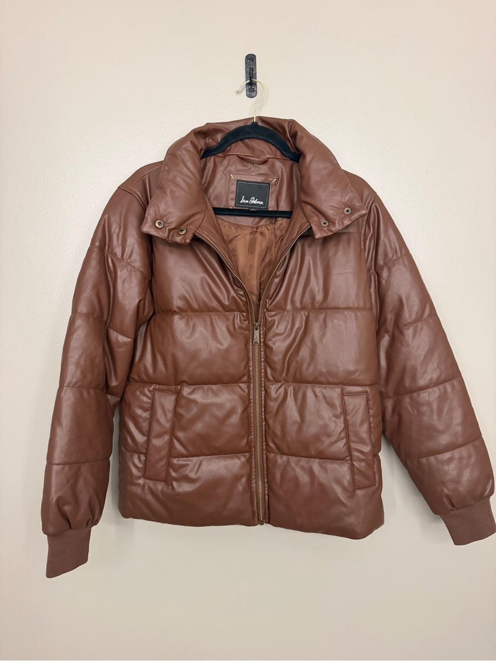 Sam Edelman Faux Leather Puffer Jacket